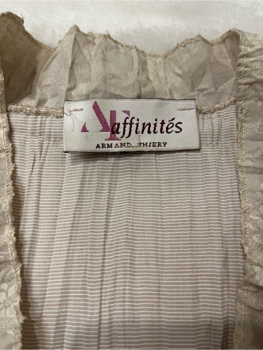 Vintage Affinités Armand Thiery Blouse - Picture 2 of 8